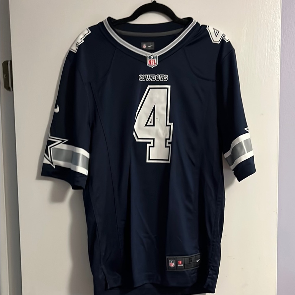 NFL Navy and Silver Men's Jersey